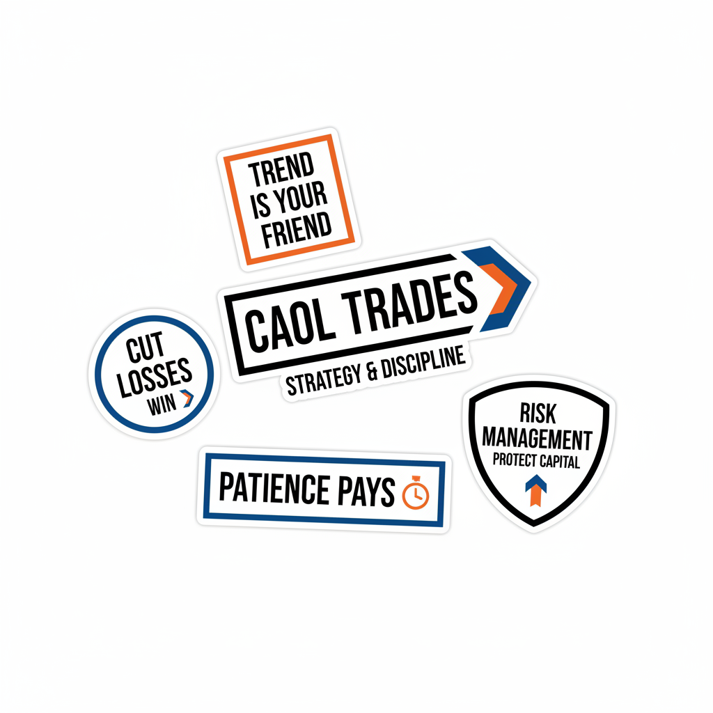 Collection of five vinyl car club stickers in various designs on white background